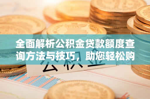 泸西全面解析公积金贷款额度查询方法与技巧，助您轻松购房