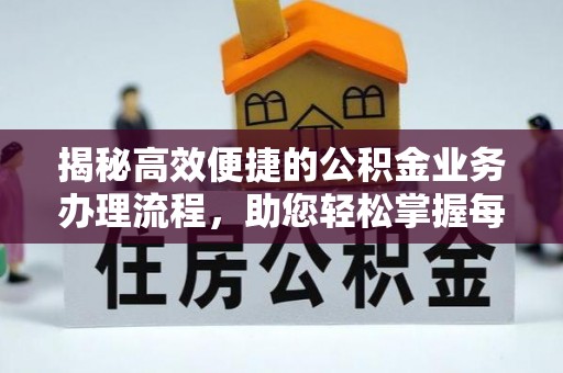 泸西揭秘高效便捷的公积金业务办理流程，助您轻松掌握每一步