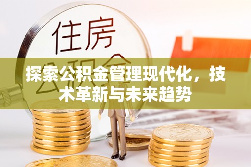 泸西探索公积金管理现代化，技术革新与未来趋势