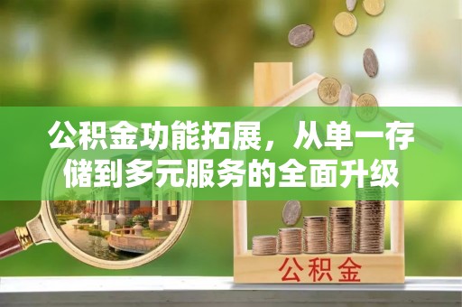 泸西公积金功能拓展，从单一存储到多元服务的全面升级