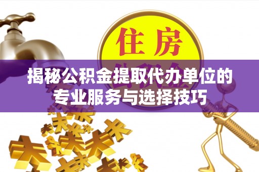 泸西揭秘公积金提取代办单位的专业服务与选择技巧
